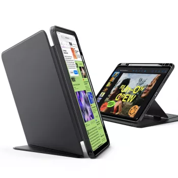   ESR Flip Hybrid Case iPad Air 13" 1 / 2 (gen.) 2024-2025 tok, fekete