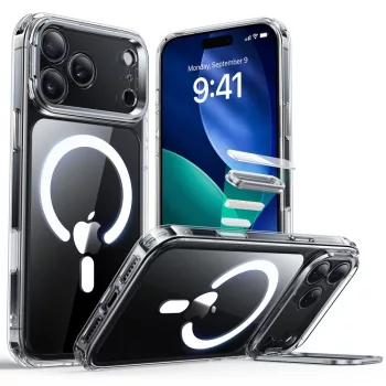   ESR CLASSIC HYBRID KICKSTAND MAGSAFE IPHONE 17 Pro tok, átlátszó