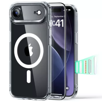   ESR CLASSIC HYBRID MAGSAFE & TEMPERED GLASS IPHONE 17 Air tok, átlátszó