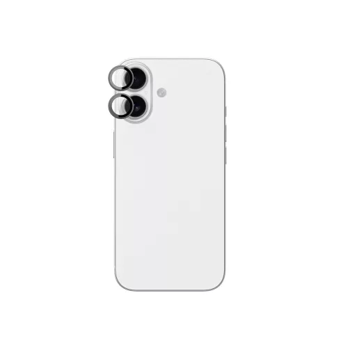 AmazingThing Lens Glass iPhone 17 with kameravédő, fekete Aluminum keret