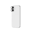 AmazingThing Lens Glass iPhone 17 with kameravédő, fekete Aluminum keret