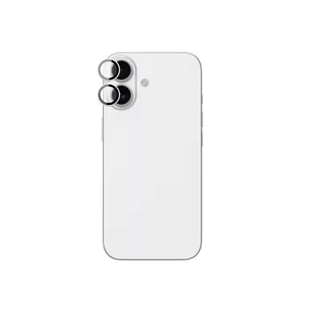   AmazingThing Lens Glass iPhone 17 with kameravédő, ezüst Aluminum keret