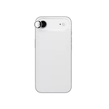   AmazingThing Lens Glass iPhone 17 Air with kameravédő, ezüst Aluminum keret