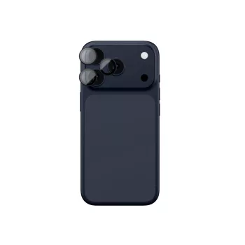   AmazingThing Sapphire Camera Glass iPhone 17 Pro / Pro Max - with Blue Frame edzett üvegfólia