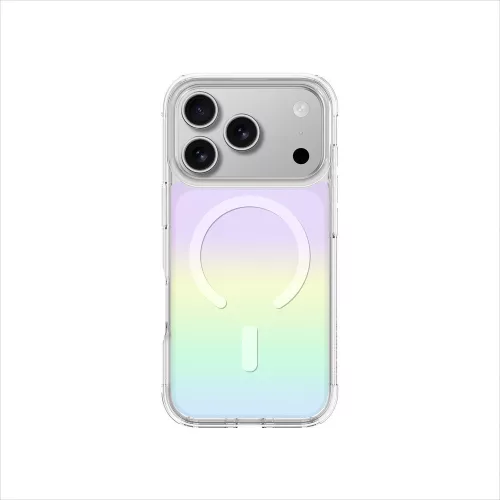 AmazingThing Minimal Mag case iPhone 17 Pro MagSafe rainbow tok, színes