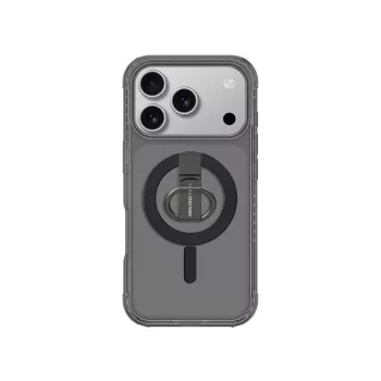   AmazingThing Titan Pro Grip Ring Set Case iPhone 17 Pro MagSafe tok, fekete