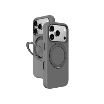 AmazingThing Cloudie iPhone 17 Pro Case Stand tok, szürke