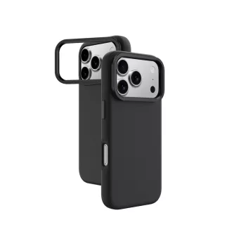 AmazingThing Glamour iPhone 17 Pro Case Stand tok, fekete