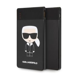   Karl Lagerfeld Power Bank Karl Iconic Full Body, külső akkumulátor, 4000 mAh, fekete