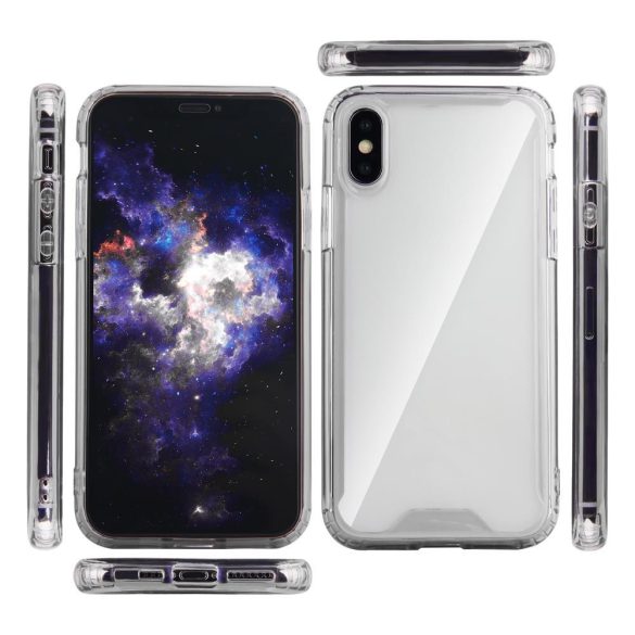 Clear Armor Bumper Huawei Mate 20 Lite szilikon hátlap, tok, átlátszó