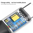 Baseus CATSU-C01 USB/USB-C adat- és töltőkábel, Led-es 2A, 2m, fekete