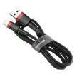 Baseus Cafule CALKLF-R91 USB Lightning adat- és töltőkábel, QC 3.0 gyorstöltés, 2A, 3m, fekete-piros
