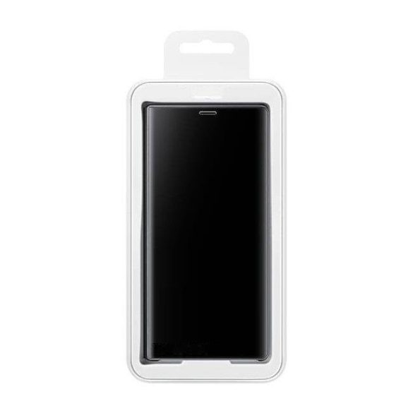 Clear View Case cover Huawei P Smart Z oldalra nyíló tok, fekete