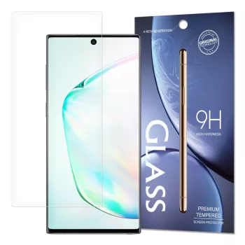   Samsung Galaxy Note 10 kijelzővédő edzett üvegfólia (tempered glass), 9H keménységű (nem teljes kijelzős 2D sík üvegfólia), átlátszó