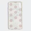 Adidas Originals Red-points iPhone X/Xs mintás tok, hátlap, átlátszó