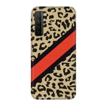   Casegadget Huawei P40 Lite 5G/Nova 7 SE párduc mintás tok, hátlap, színes