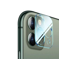   iPhone 11 Pro/11 Pro Max kameravédő üvegfólia (tempered glass), 9H keménységű, fekete