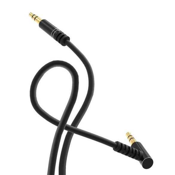 Dudao L11 AUX 3.5mm jack audió kábel, 1m, fekete