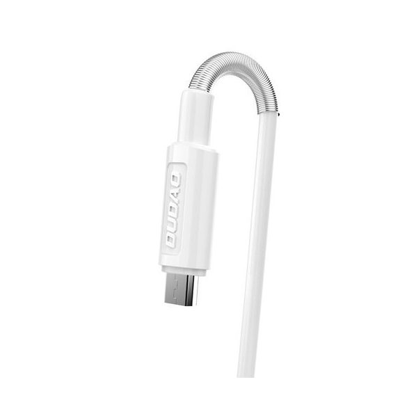 Dudao Travel Wall Charger hálózati töltő adapter, gyorstöltő, QC3.0 5V/2.4A, USB, USB/micro USB kábellel, fehér,