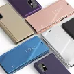 Clear View Case cover Samsung Galaxy S20 Ultra oldalra nyíló tok, arany