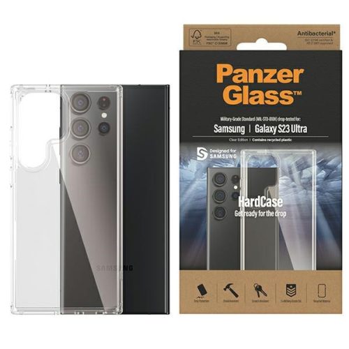 PanzerGlass ClearCase Samsung Galaxy S23 Ultra tok, átlátszó
