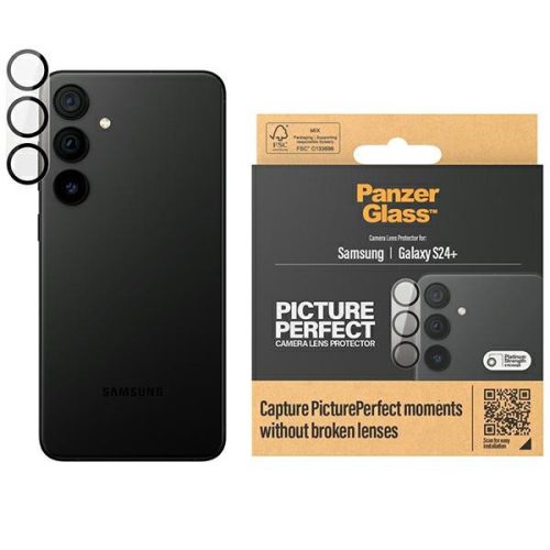PanzerGlass lencsevédő üvegfólia Picture Perfect Samsung Galaxy S24 Plus 1205 kameravédő