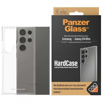  PanzerGlass hátlap, tok HardCase Samsung Galaxy S24 Ultra D3O katonai minősítésű, átlátszó