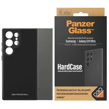   PanzerGlass hátlap, tok HardCase Samsung Galaxy S24 Ultra D3O katonai minősítésű, fekete