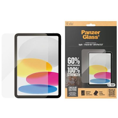 PanzerGlass kijelzővédő üvegfólia Ultra-Wide Fit Apple iPad Air 11" 2024, iPad 10.9"