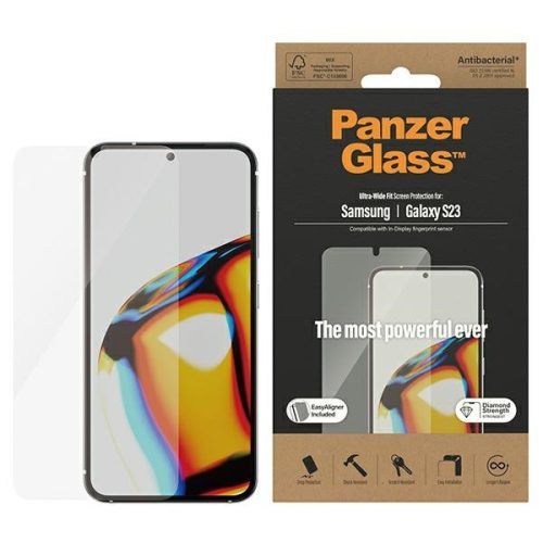 PanzerGlass kijelzővédő üvegfólia Ultra-Wide Fit Samsung Galaxy S23 S911