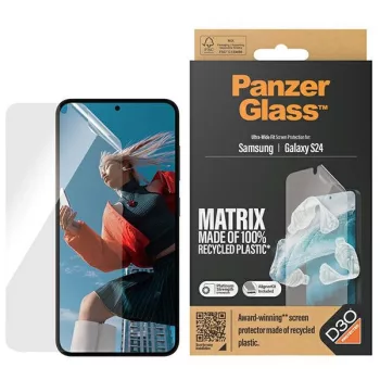   PanzerGlass kijelzővédő üvegfólia Ultra-Wide Fit Samsung Galaxy S24 D3O Matrix