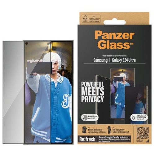 PanzerGlass Ultra-Wide Fit Samsung Galaxy S24 Ultra Privacy betekintésvédő üvegfólia