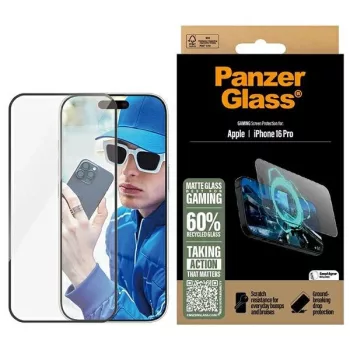   PanzerGlass Gaming Screen Protector iPhone 16 Pro 6.3" Ultra-Wide Fit 2858