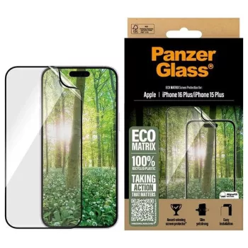   PanzerGlass MATRIX Screen Protector iPhone 16 Plus / 15 Plus 6.7" Ultra-Wide Fit 2871