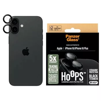   PanzerGlass Hoops Ceramic Lens Protector iPhone 16 6.1" / 16 Plus 6.7" 1281