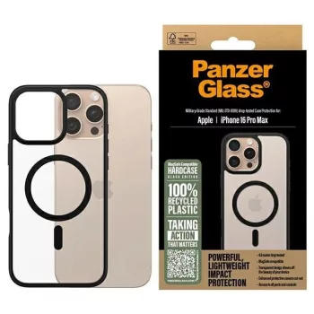   PanzerGlass HardCase iPhone 16 Pro Max 6.9" tok, fekete MagSafe 1304