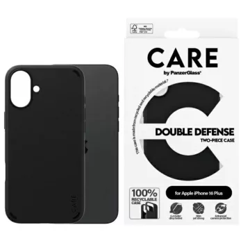   CARE by PanzerGlass Feature Double, Defense Case iPhone 16 Plus 6.7" tok, fekete 1335