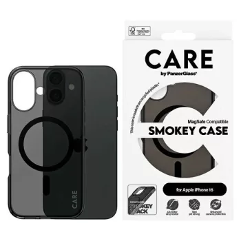   CARE by PanzerGlass Flagship Case iPhone 16 6.1" MagSafe tok, szürke 1349