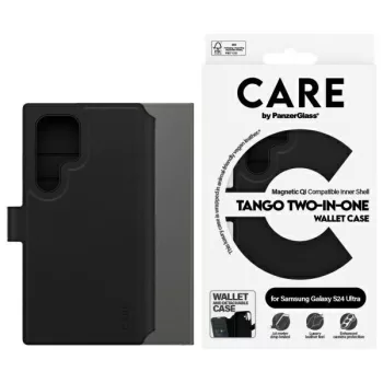   CARE by PanzerGlass Feature Tango 2in1 Wallet Samsung Galaxy S24 Ultra tok, fekete 1165
