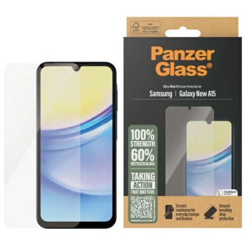 PanzerGlass Ultra-Wide Fit Samsung Galaxy A16/A16 5G teljes kijezős edzett üvegfólia