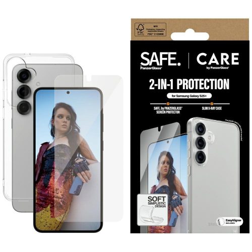 CARE by PanzerGlass Fashion 2in1 tok és edzett üvegfólia Samsung Galaxy S25 Plus