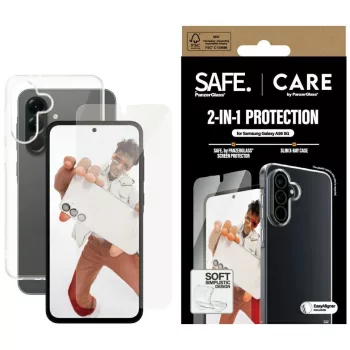   CARE by PanzerGlass Fashion 2w1 Etui+Szkło Samsung Galaxy A56 5G tok és üvegfólia, átlátszó