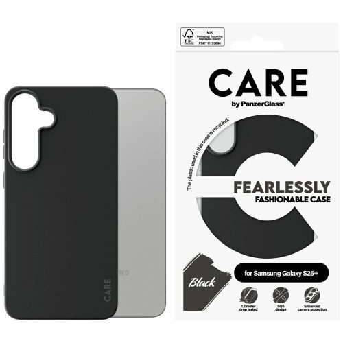CARE by PanzerGlass Fashion Samsung Galaxy S25 Plus tok, fekete