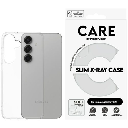 CARE by PanzerGlass Fashion X-Ray Samsung Galaxy S25 Plus tok, átlátszó