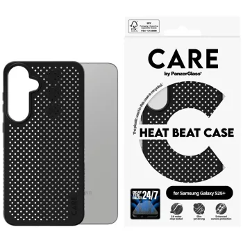   CARE by PanzerGlass Feature Samsung Galaxy S25 Plus heat beat tok, fekete