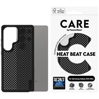   CARE by PanzerGlass Feature Samsung Galaxy S25 Ultra heat beat tok, fekete