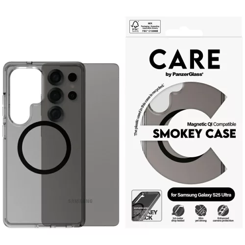 CARE by PanzerGlass Flagship Urban Combat QI Samsung Galaxy S25 Ultra tok, fekete