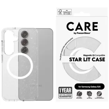   CARE by PanzerGlass Flagship Urban Combat case QI Samsung Galaxy S25 tok, átlátszó