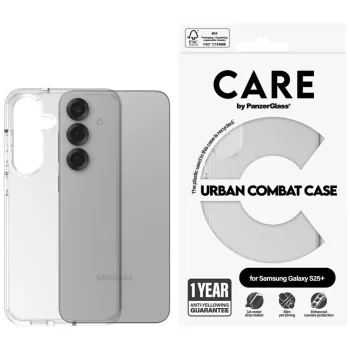   CARE by PanzerGlass Flagship Urban Combat Samsung Galaxy S25 Plus tok, átlátszó