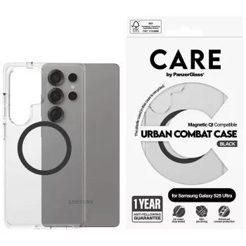   CARE by PanzerGlass Flagship Urban Combat QI Samsung Galaxy S25 Ultra tok, átlátszó